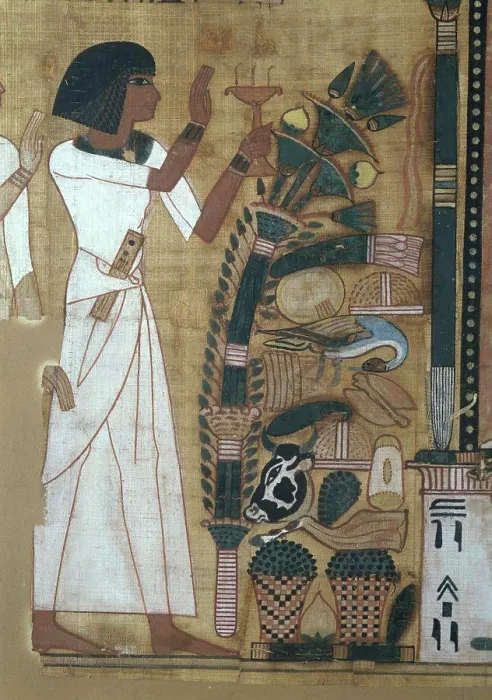Framed Print : Book of the Dead, Detail - Fumigation by Isis c. 1300 B.C. Egyptian Art Musee du Louvre, Paris Framed Print : Book of the Dead, Detail - Fumigation by Isis c. 1300 B.C. Egyptian Art Musee du Louvre, Paris