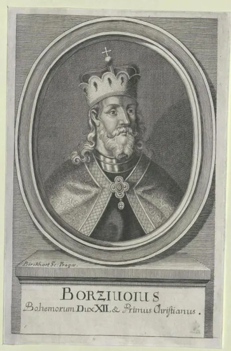 Framed Print : Borziwoy I, Duke of Bohemia