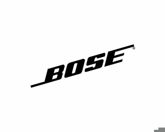 Framed Print : Bose Corporation, Rotated Logo, White Background Framed Print : Bose Corporation, Rotated Logo, White Background