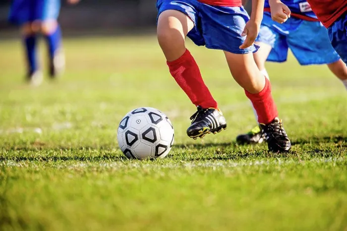Framed Print : Boys playing soccer Framed Print : Boys playing soccer