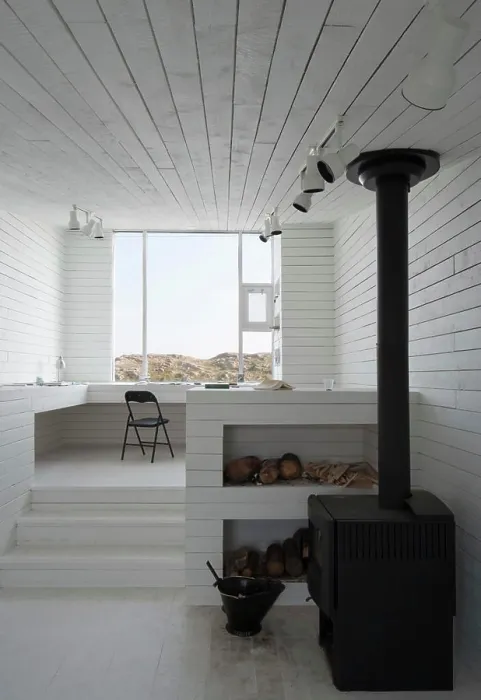 Framed Print : Bridge Studio, Fogo Island, Canada. Architect: Todd Saunders, 2011. Studio interior Framed Print : Bridge Studio, Fogo Island, Canada. Architect: Todd Saunders, 2011. Studio interior