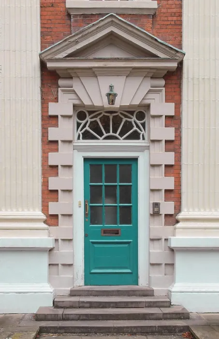 Framed Print : British door A traditional entrance door of a British house Copyright: xZoonar.com / ClaudioxDiviziax 2980720