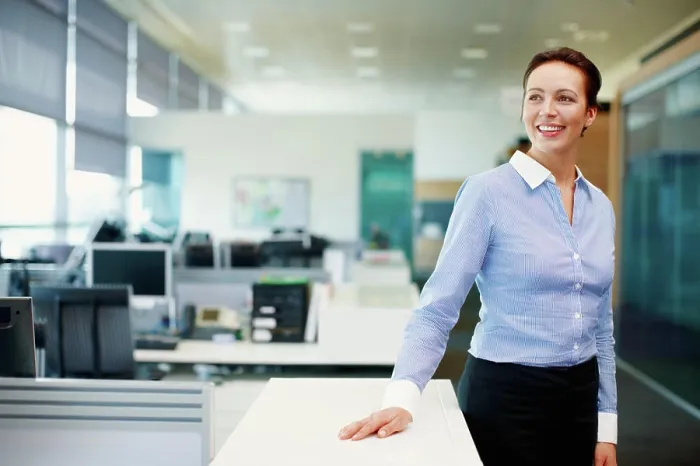 Framed Print : Business, thinking and woman in office Framed Print : Business, thinking and woman in office