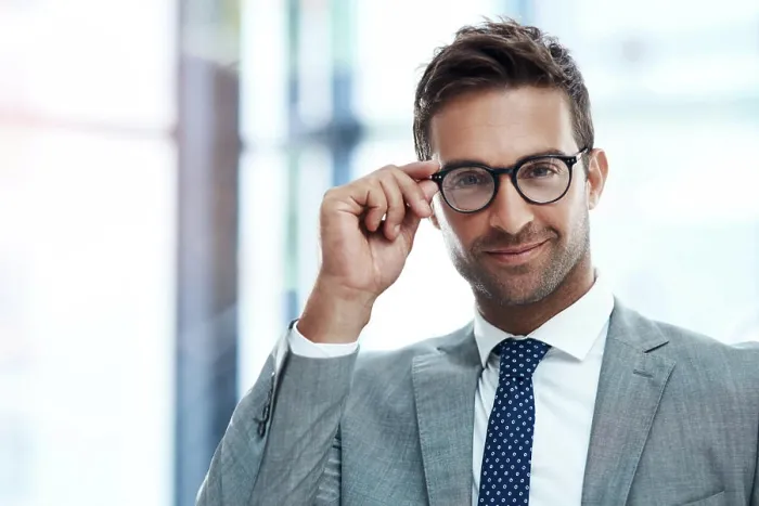 Framed Print : Businessman, portrait or banker in glasses for finance Framed Print : Businessman, portrait or banker in glasses for finance