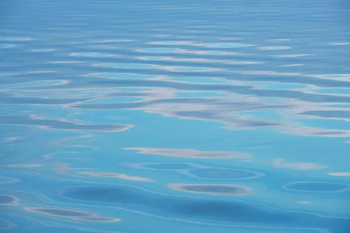 Framed Print : Canada, Quebec, Saguenay, St. Lawrence Marine Park. Clouds reflected in calm sea