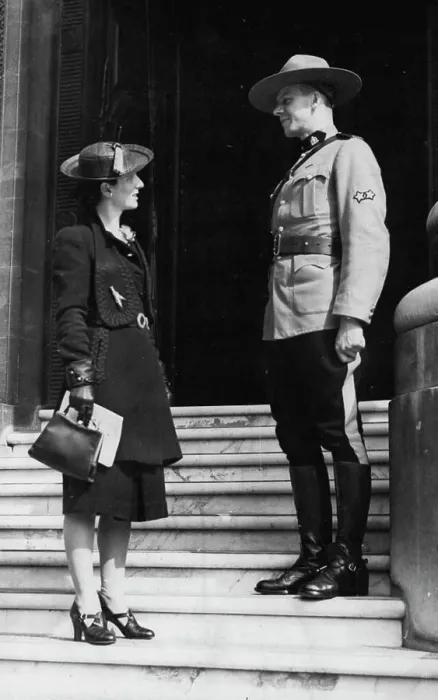 Framed Print : Canadian (Including Mounted Police) Police. August 2, 1938. (Photo by Keystone) Framed Print : Canadian (Including Mounted Police) Police. August 2, 1938. (Photo by Keystone)