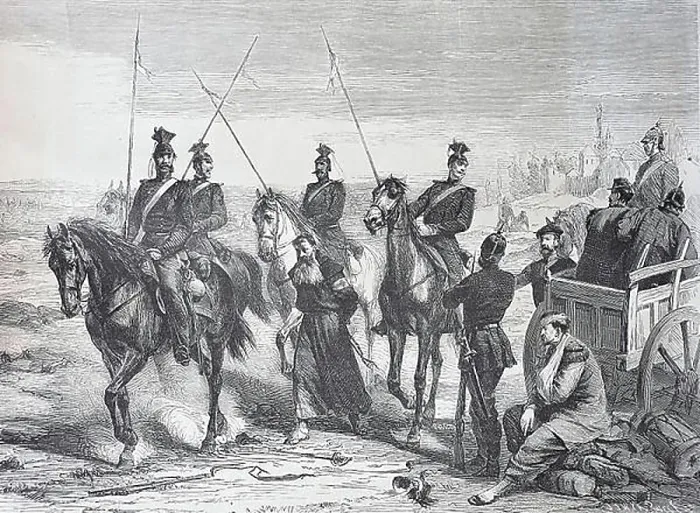 Framed Print : Capture of a French spy at Metz on August 23, 1870, France, German-French War 1870 / 1871, woodcut, France, Europe Framed Print : Capture of a French spy at Metz on August 23, 1870, France, German-French War 1870 / 1871, woodcut, France, Europe