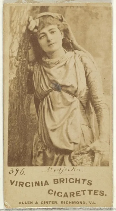 Framed Print : Card 396, Modjeska, from the Actors and Actresses series (N45) Framed Print : Card 396, Modjeska, from the Actors and Actresses series (N45)