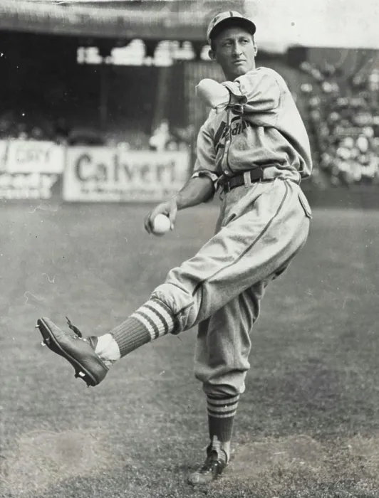 Framed Print : Cardinals One Armed Practice Pitcher In Action -- Orville Paul Framed Print : Cardinals One Armed Practice Pitcher In Action -- Orville Paul