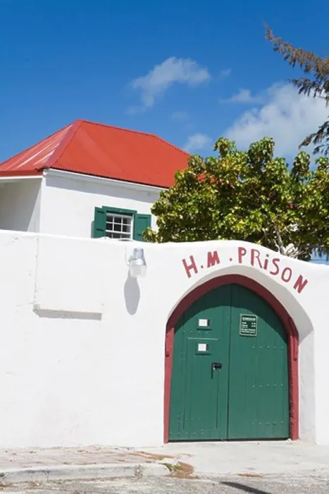 Framed Print : Caribbean, Turks and Caicos Islands, Grand Turk Island, Cockburn Town, Her Majesty's Prison Museum
