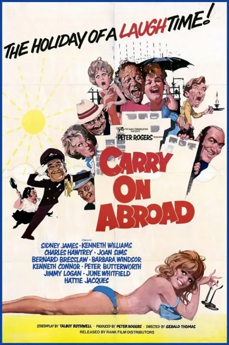 Framed Print : Carry On Abroad is the twenty-fourth in the series of Carry On films to be made Framed Print : Carry On Abroad is the twenty-fourth in the series of Carry On films to be made