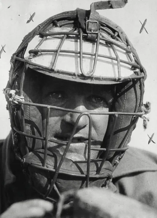Framed Print : Catcher for million (goodyear) is well covered goodyear *****. April 9, 1934 Framed Print : Catcher for million (goodyear) is well covered goodyear *****. April 9, 1934