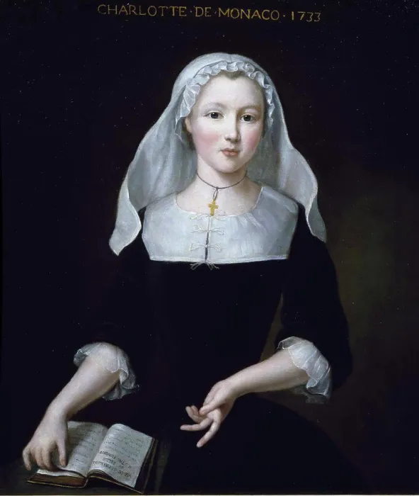 Framed Print : Charlotte of Monaco by Pierre Gaubert, 1744, (Circa 1662-1744), Monaco, Collection Grimaldi Framed Print : Charlotte of Monaco by Pierre Gaubert, 1744, (Circa 1662-1744), Monaco, Collection Grimaldi