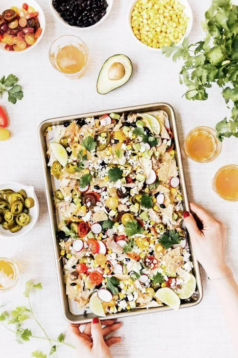 Framed Print : Chicken Nachos