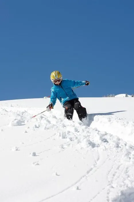 Framed Print : Child skiing in deep snow, Schlosslelift, Hirschegg, Kleinwalsertal, Vorarlberg, Austria Framed Print : Child skiing in deep snow, Schlosslelift, Hirschegg, Kleinwalsertal, Vorarlberg, Austria