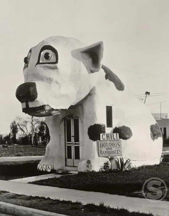 Framed Print : Chili Dog Cafe Los Angeles California USA