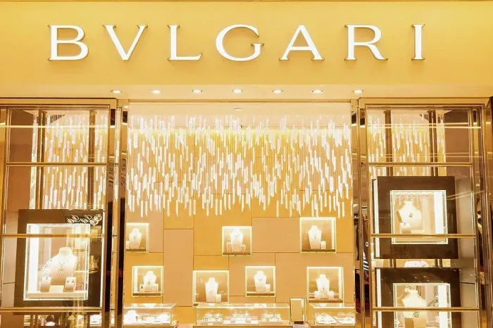 Framed Print : China, Hong Kong, Central, IFC Shopping Mall, Bvlgari Store Framed Print : China, Hong Kong, Central, IFC Shopping Mall, Bvlgari Store