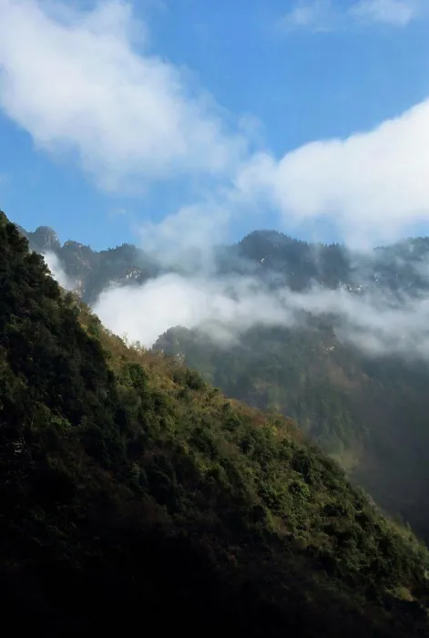 Framed Print : China, Sichuan Province, Wolong Nature Reserve, Landscape