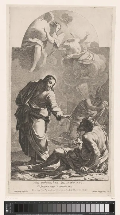 Framed Print : Christ en H. Anthony, Michel Dorigny Framed Print : Christ en H. Anthony, Michel Dorigny