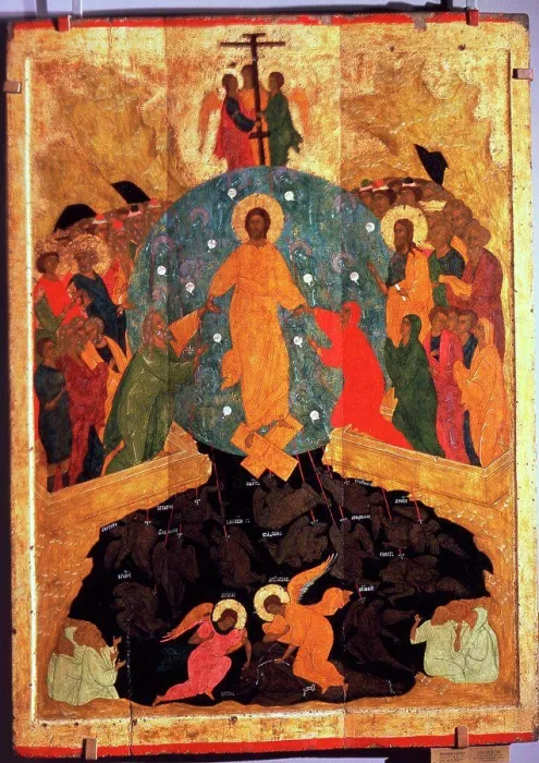 Framed Print : Christ's Descent into Hell by Dionysius Framed Print : Christ's Descent into Hell by Dionysius