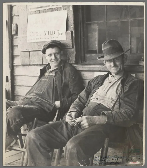Framed Print : Citizens of Nethers in front of post office