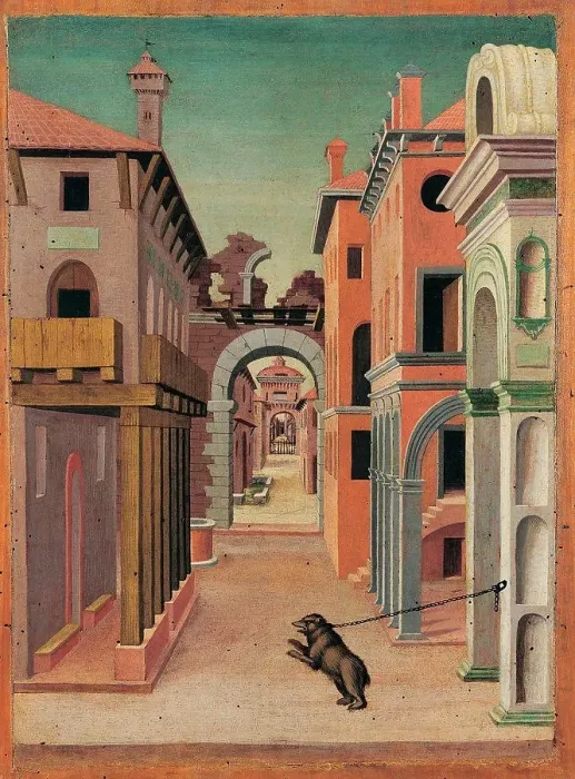 Framed Print : City View (Scenography), by attributed Serlio Sebastiano Framed Print : City View (Scenography), by attributed Serlio Sebastiano