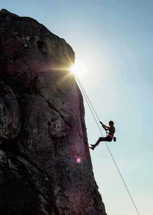 Framed Print : Climbing at Rzedkowickie Rocks