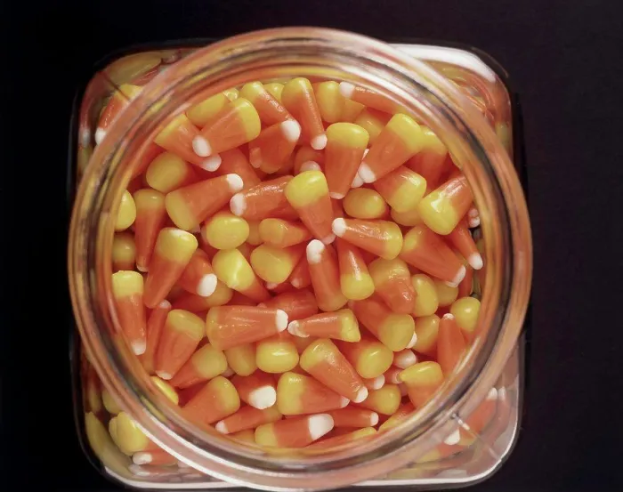 Framed Print : Close-up of candy corn Framed Print : Close-up of candy corn