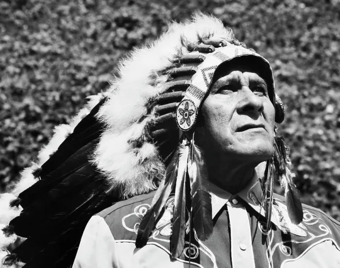 Framed Print : Close-up of a Cherokee man Framed Print : Close-up of a Cherokee man