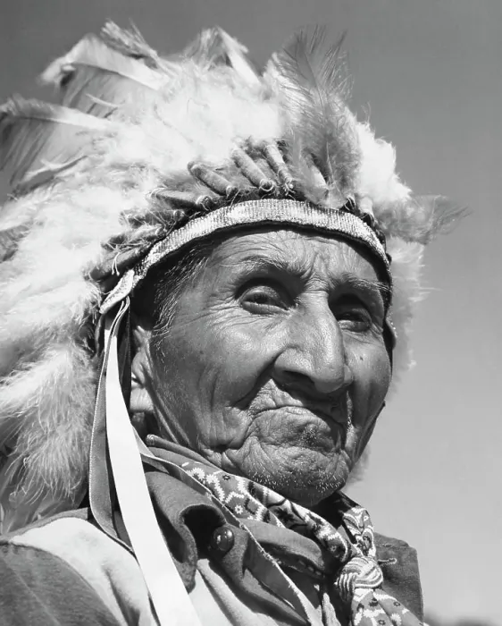 Framed Print : Close-up of a Cherokee man Framed Print : Close-up of a Cherokee man