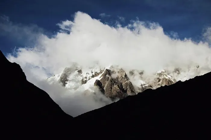 Framed Print : Clouds Wrap Around Jagged Mountain Peaks Along the Salkantay Trail in Peru Framed Print : Clouds Wrap Around Jagged Mountain Peaks Along the Salkantay Trail in Peru