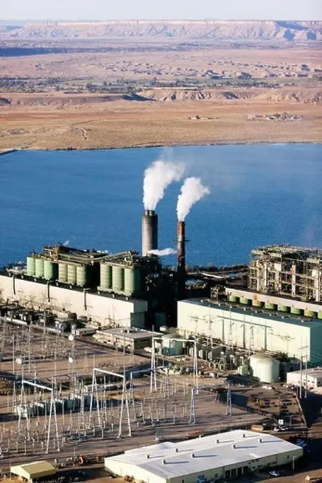 Framed Print : Coal Burning Power Plant in New Mexico Framed Print : Coal Burning Power Plant in New Mexico