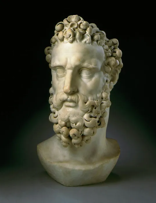 Framed Print : Colossal Head. Attributed to Baccio Bandinelli (Italy) Framed Print : Colossal Head. Attributed to Baccio Bandinelli (Italy)