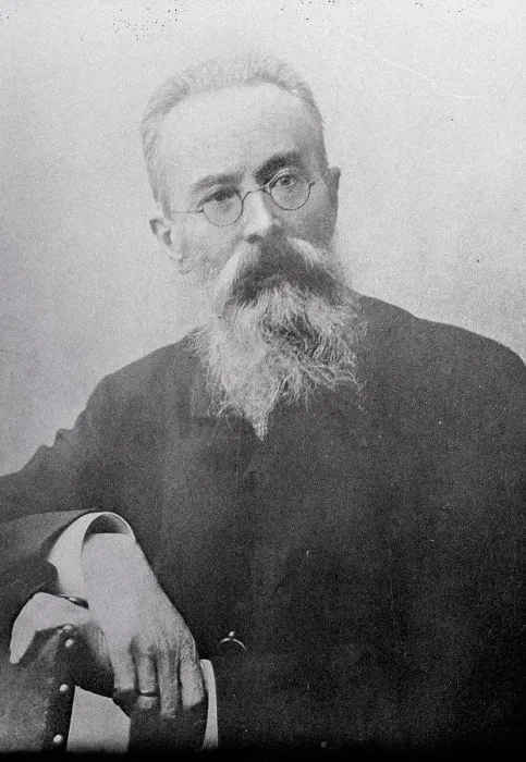 Framed Print : Composer Nikolai Rimsky-Korsakov (1844-1908) by Anonymous  / Russian State Archive of Literature and Art