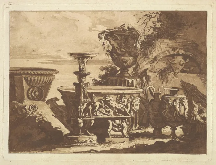 Framed Print : Composition with the Medici Vase Framed Print : Composition with the Medici Vase
