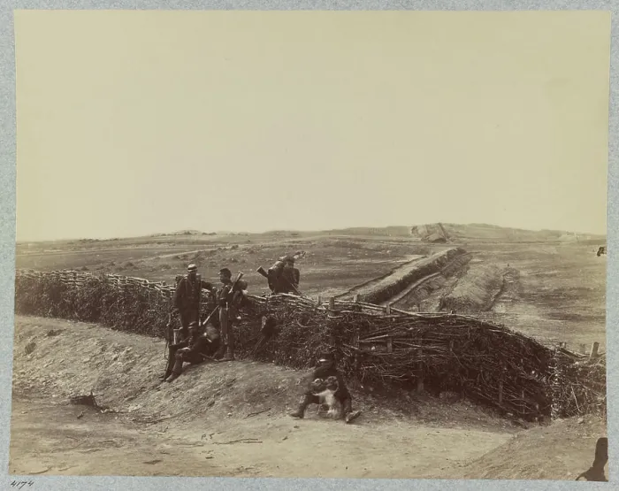 Framed Print : Confederate fortifications at Centreville Framed Print : Confederate fortifications at Centreville