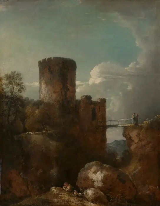 Framed Print : Conway Castle Sir George Howland Beaumont Seventh Baronet