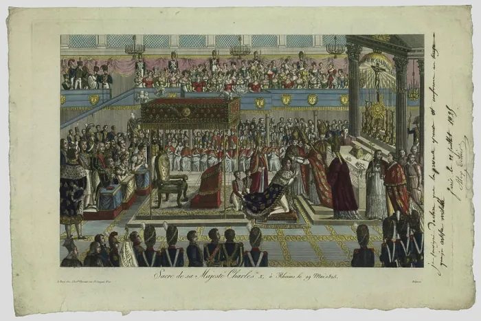 Framed Print : Coronation of Charles X Framed Print : Coronation of Charles X