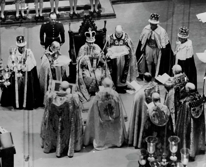 Framed Print : The Coronation of King George VI