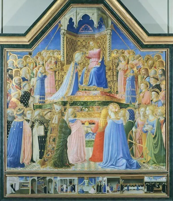 Framed Print : Coronation of the Virgin, 1434-1435 Framed Print : Coronation of the Virgin, 1434-1435
