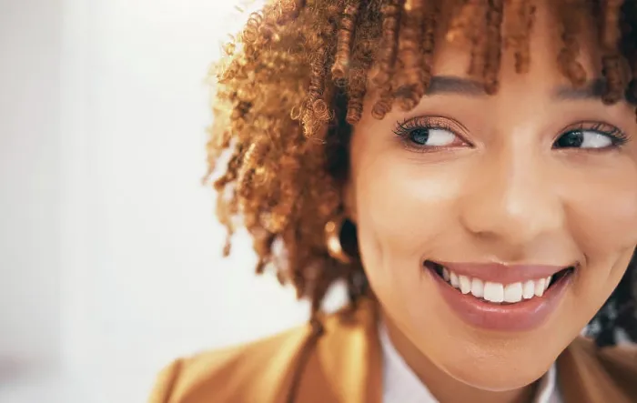 Framed Print : Corporate black woman, headshot and smile with beauty Framed Print : Corporate black woman, headshot and smile with beauty