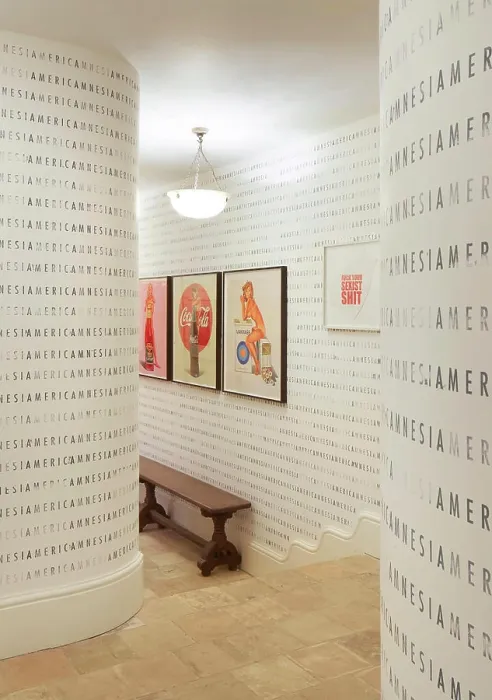 Framed Print : Corridor to toilets. Suffield Arms, Thorpe Market, United Kingdom. Architect: n / a, 2021