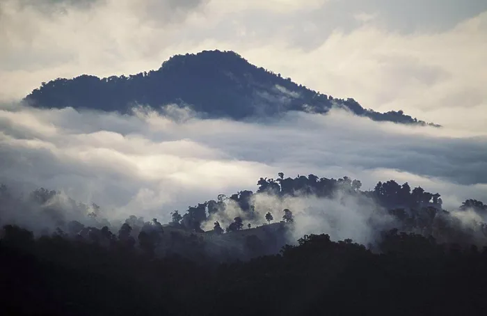 Framed Print : Costa Rica, Irazu National Park, Mountain surrounded by clouds Framed Print : Costa Rica, Irazu National Park, Mountain surrounded by clouds