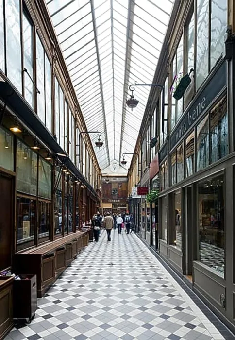 Framed Print : Covered shopping arcade Framed Print : Covered shopping arcade