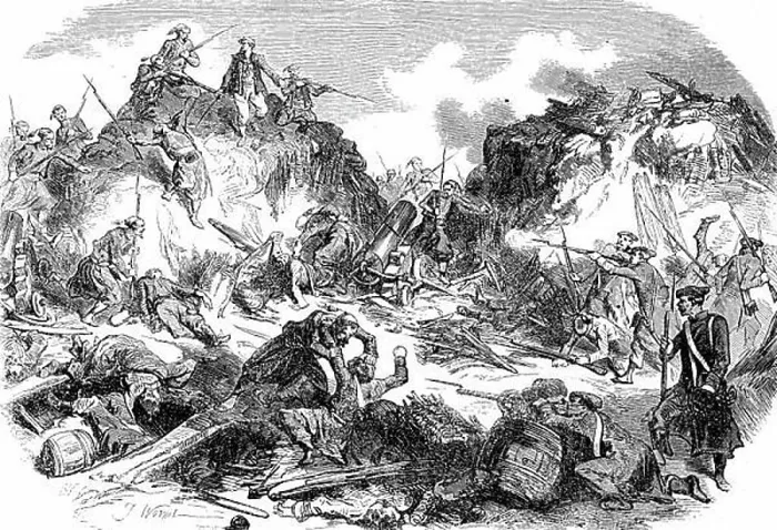 Framed Print : Crimean War 1853-1856, conquest of a Russian military battery, woodcut, Russia, Europe Framed Print : Crimean War 1853-1856, conquest of a Russian military battery, woodcut, Russia, Europe