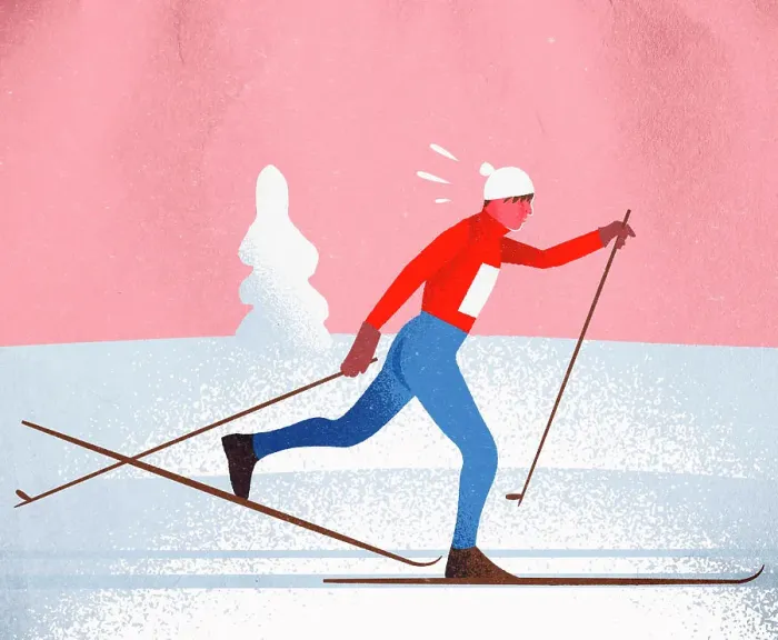 Framed Print : Cross country skier Framed Print : Cross country skier