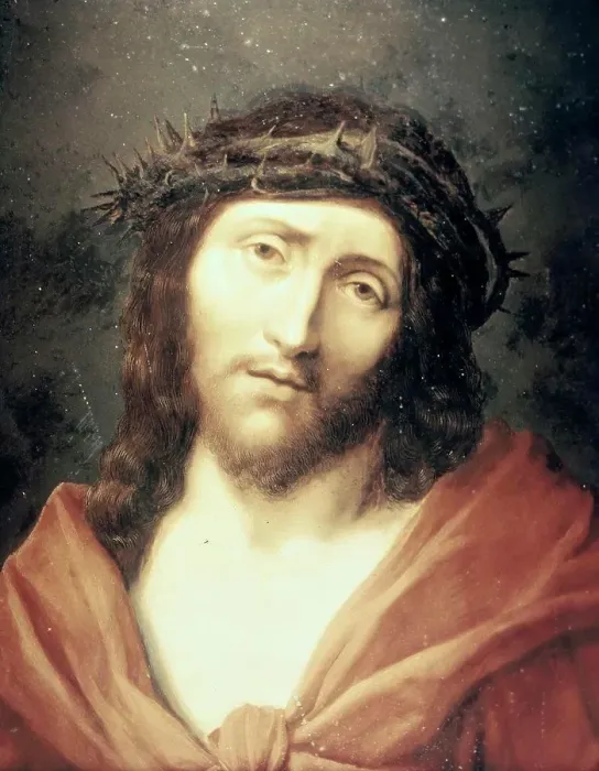 Framed Print : The Crown of Thorns Carlo Dolci (1616-1686 Italian)