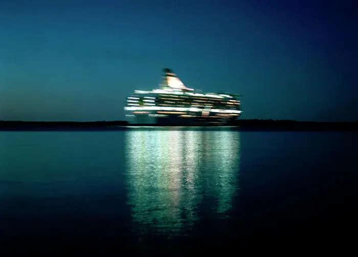Framed Print : Cruise ship