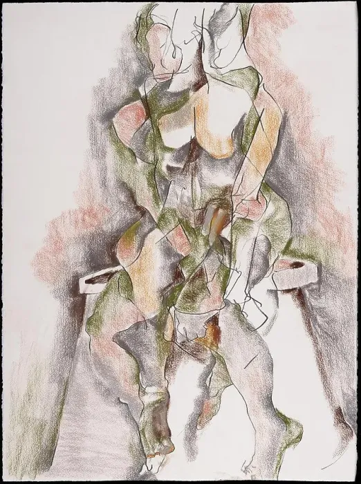 Framed Print : Cubist Woman Michelle Puleo (b.1967 American) Framed Print : Cubist Woman Michelle Puleo (b.1967 American)