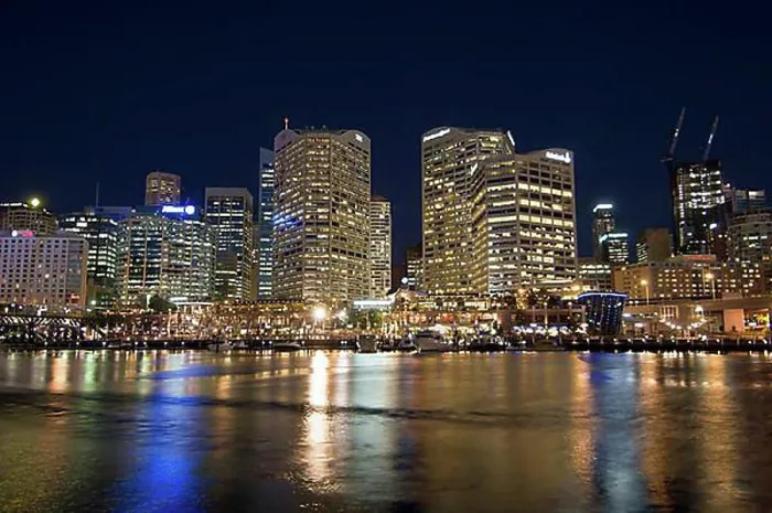 Framed Print : Darling Harbour, Sydney, New South Wales, Australia, Oceania